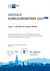 Zertifikat Ausbildungsbetrieb 2024